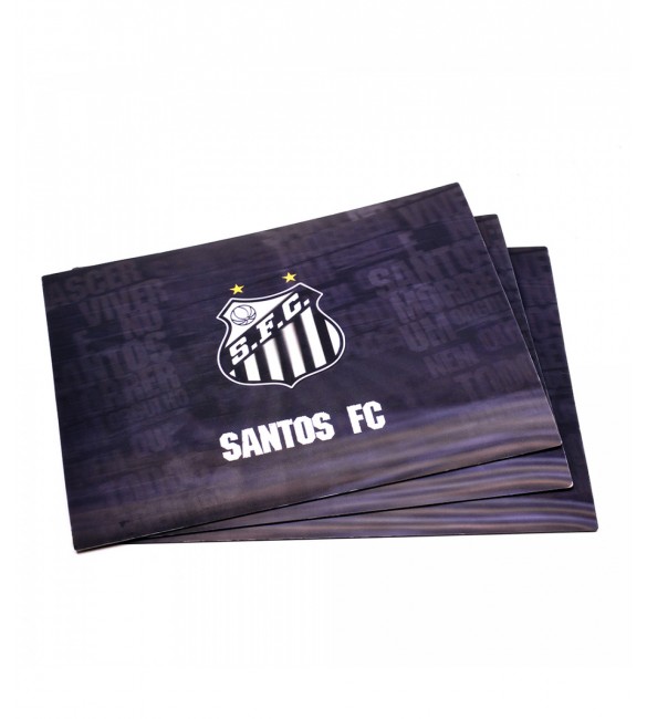 Jogo Americano 3D 4 Peças - Santos F.C.